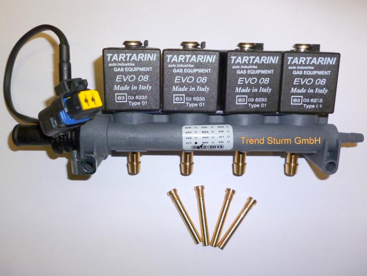 Tartarini Injektor Rail 4Zyl EVO08-G- 4 Zyl. mit Fühler ab 90kW