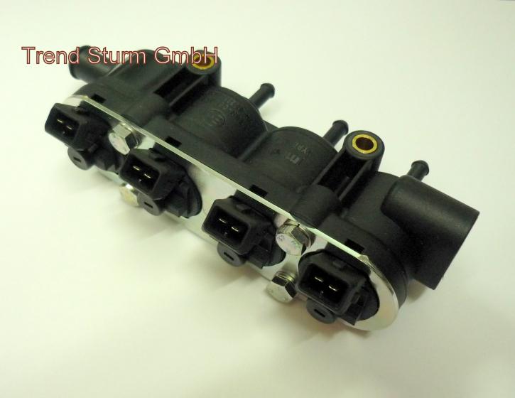 Landi Renzo Rail 4 Zylinder schwarz ohne Sensor  67R-010234