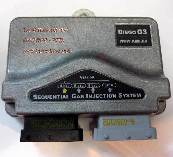 KME Steuergerät Diego G3 silber 4 Zyl. inkl.Software