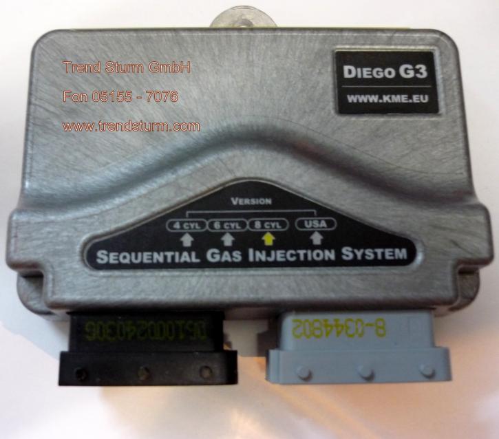 KME Steuergerät Diego G3 silber 8 Zyl. inkl.Software